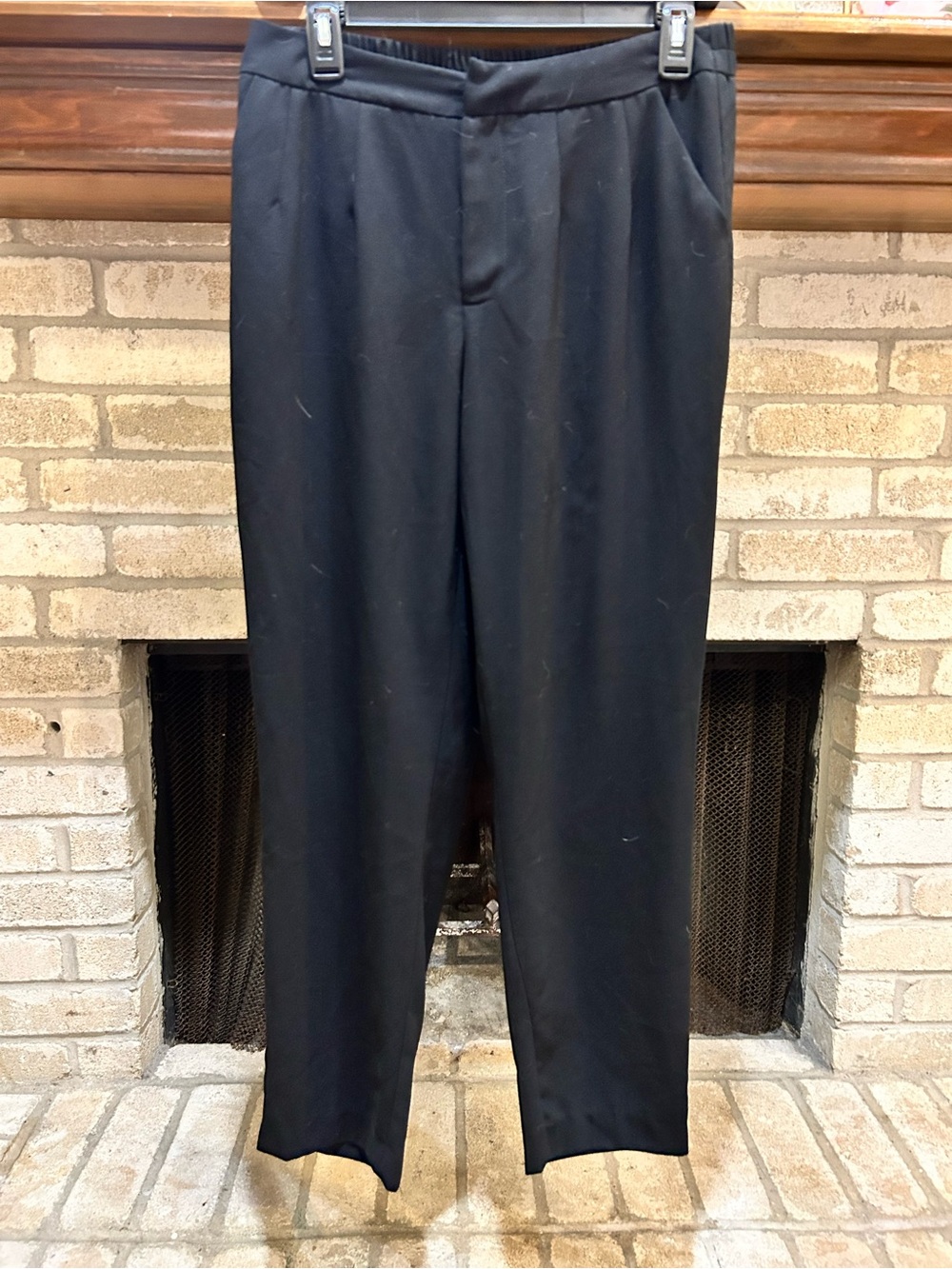Skies Are Blue Black Elastic Waist Trousers EUC